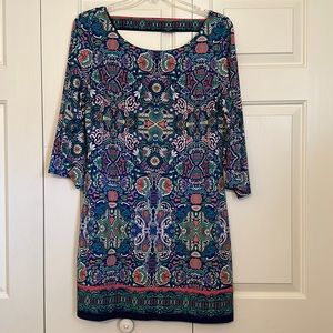 💖Laundry by Shelli Segal multi colored dress